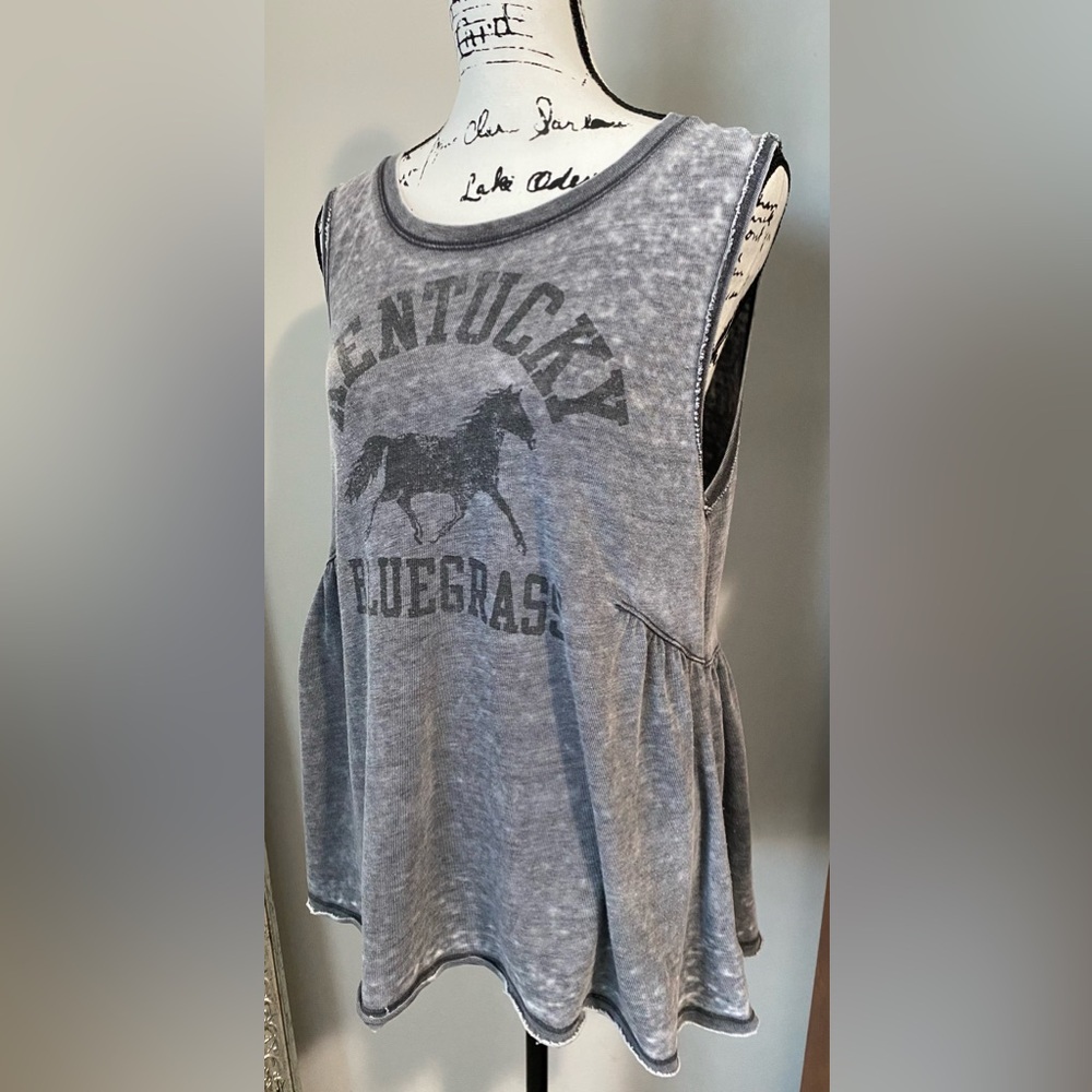 We The Free Gray Kentucky Tank Top
